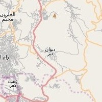 post offices in Palestine: area map for (43) Deir Debwan